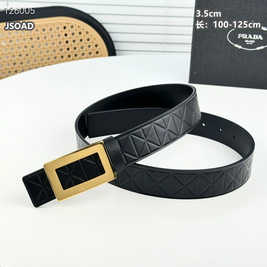 Breathable 7704 Prada AAA Quality Belts For Men