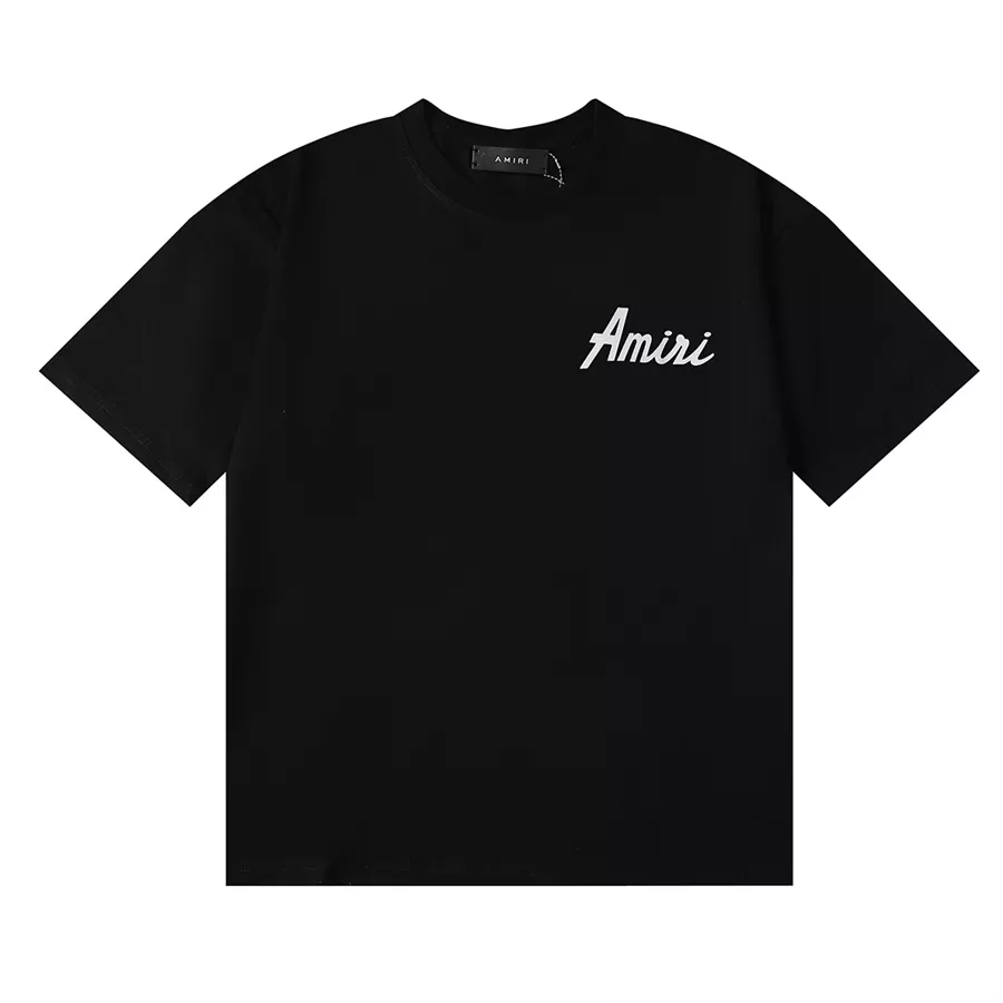 Breathable 7824 Amiri T-Shirts Short Sleeved For Unisex