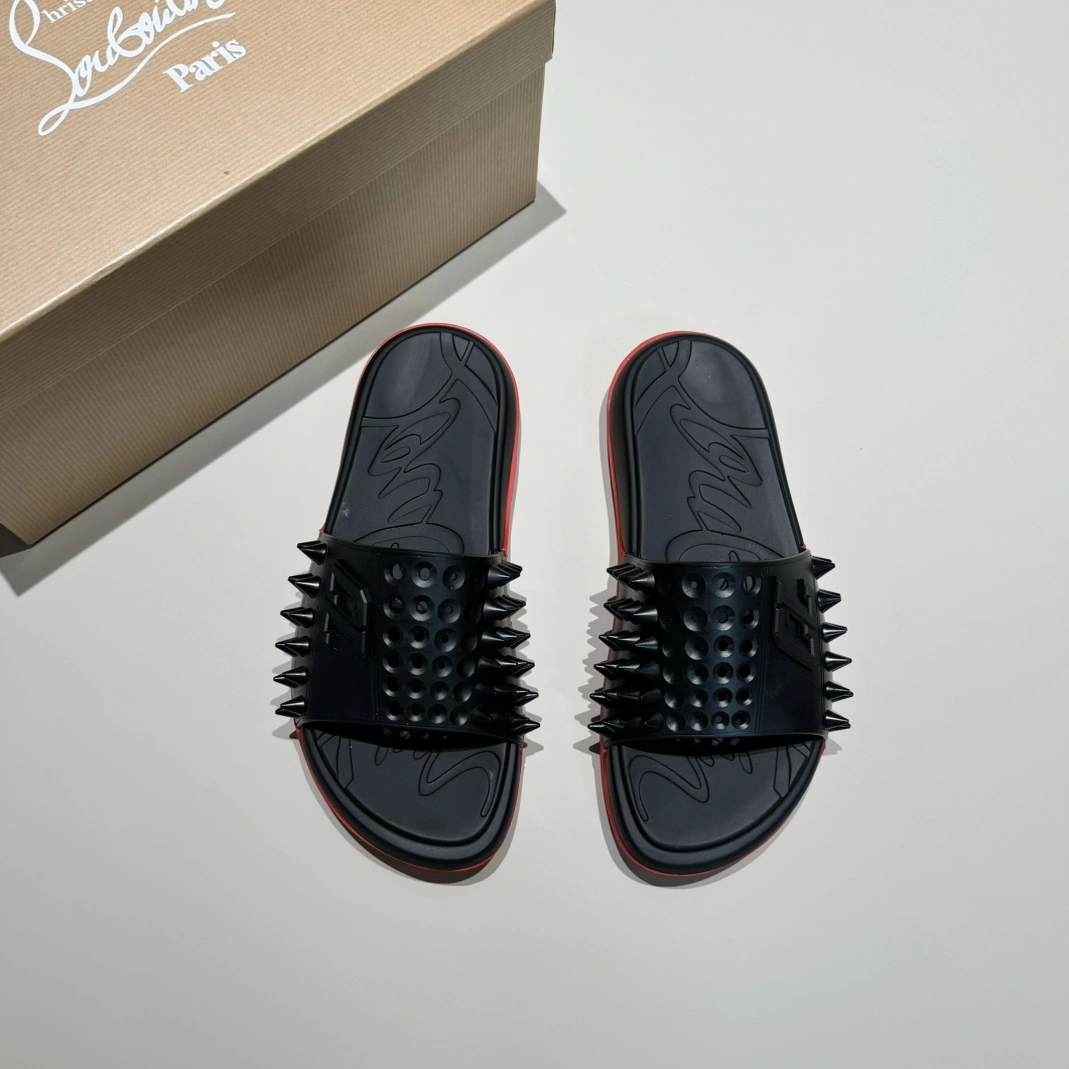 Breathable 802 Christian Louboutin CL Slippers For Men