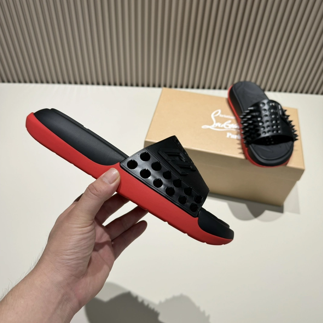 Breathable 802 Christian Louboutin CL Slippers For Men