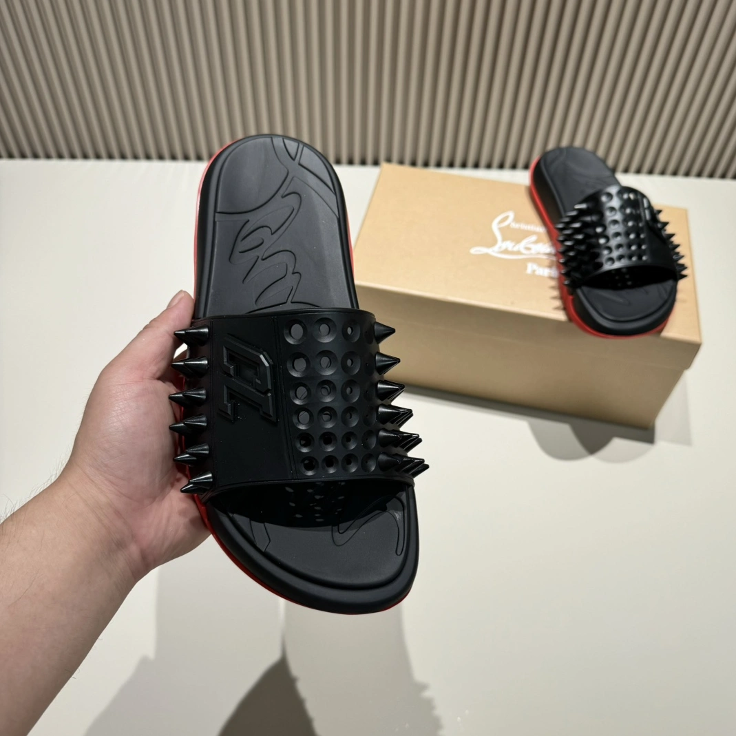 Breathable 802 Christian Louboutin CL Slippers For Men