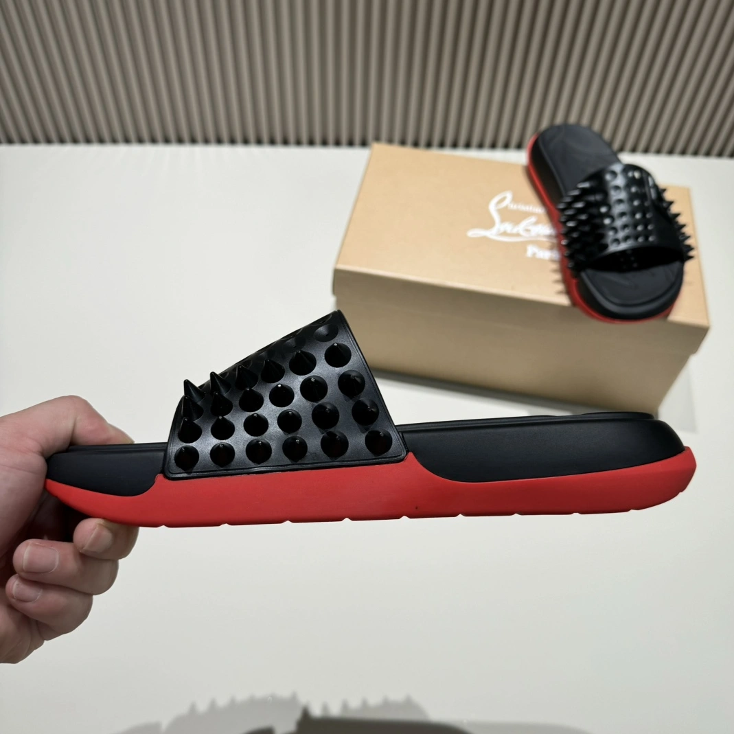 Breathable 802 Christian Louboutin CL Slippers For Men