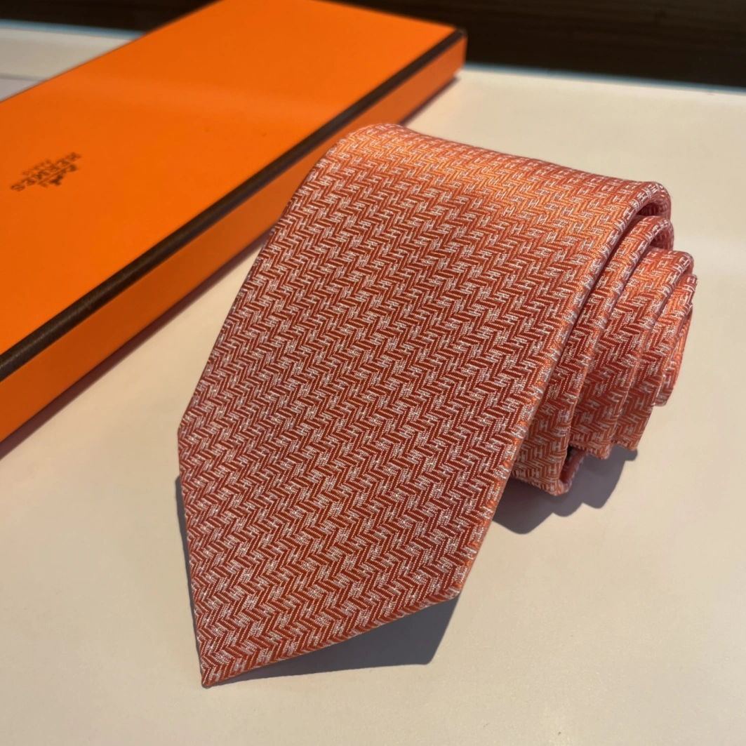 Breathable 8104 Hermes Necktie For Men