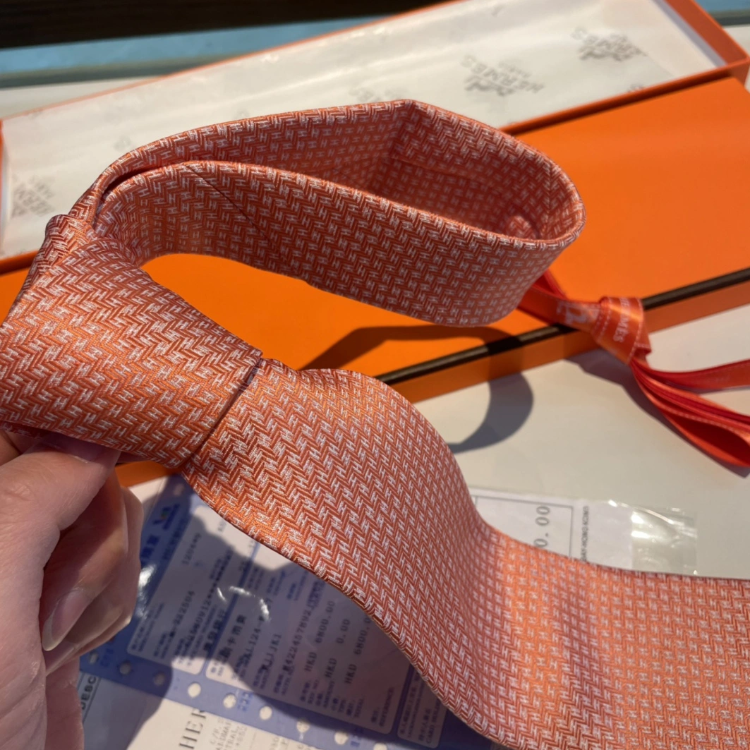 Breathable 8104 Hermes Necktie For Men