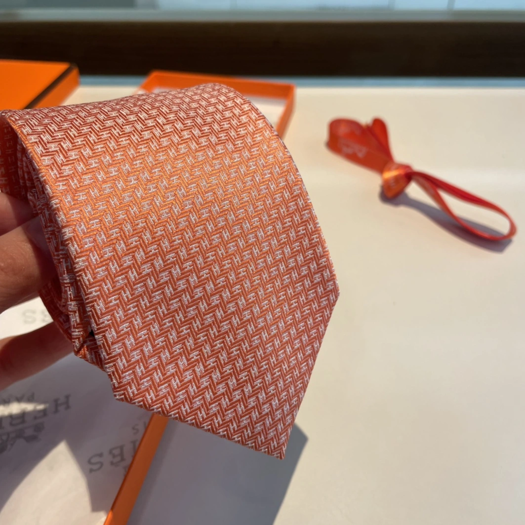 Breathable 8104 Hermes Necktie For Men