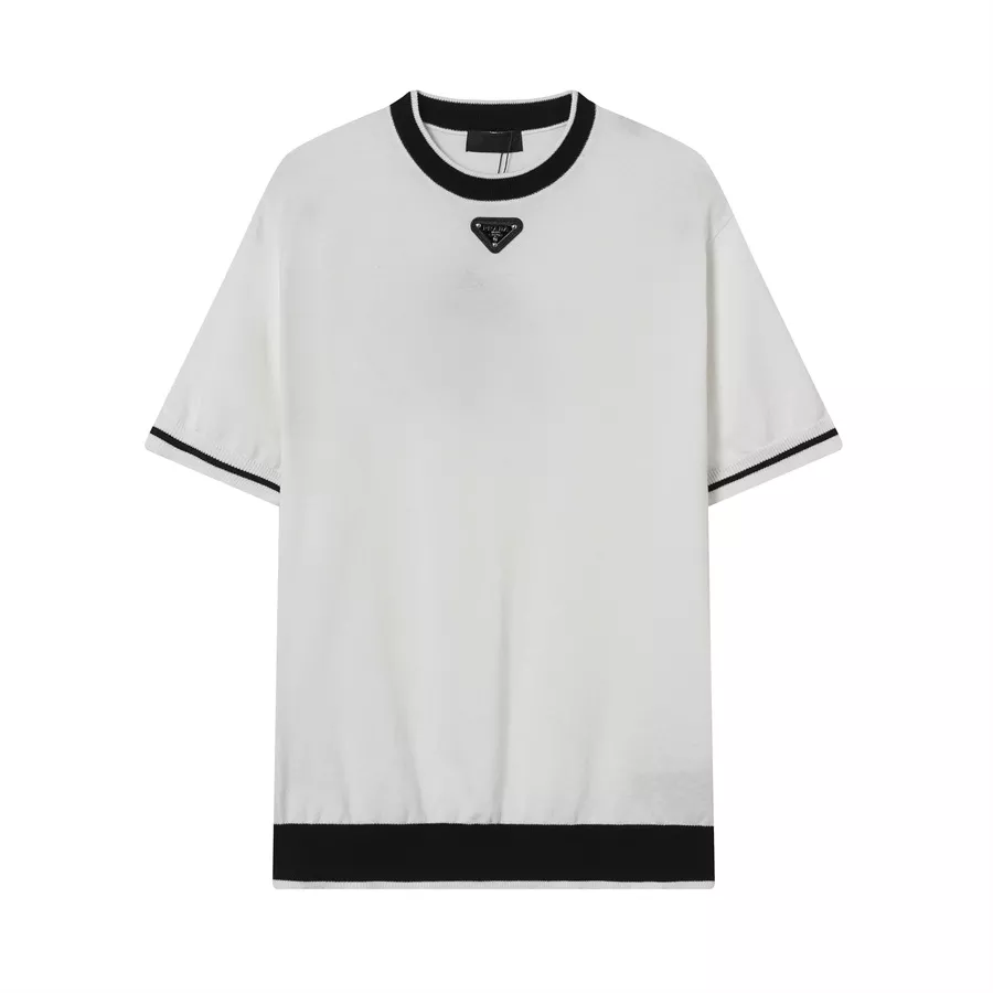 Breathable 811 Prada T-Shirts Short Sleeved For Unisex