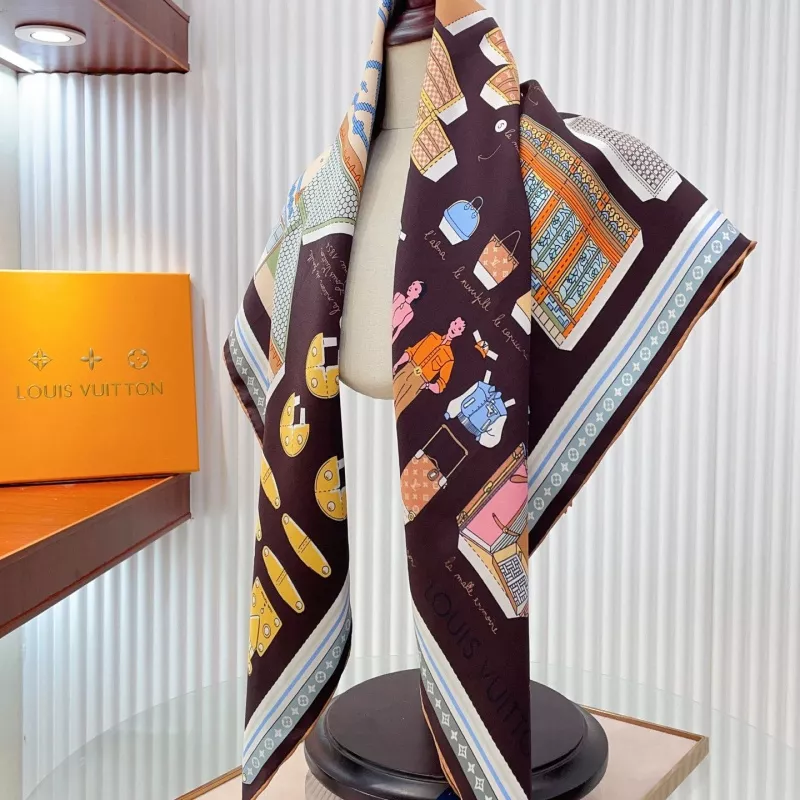 Breathable 8166 Louis Vuitton Silk Squares