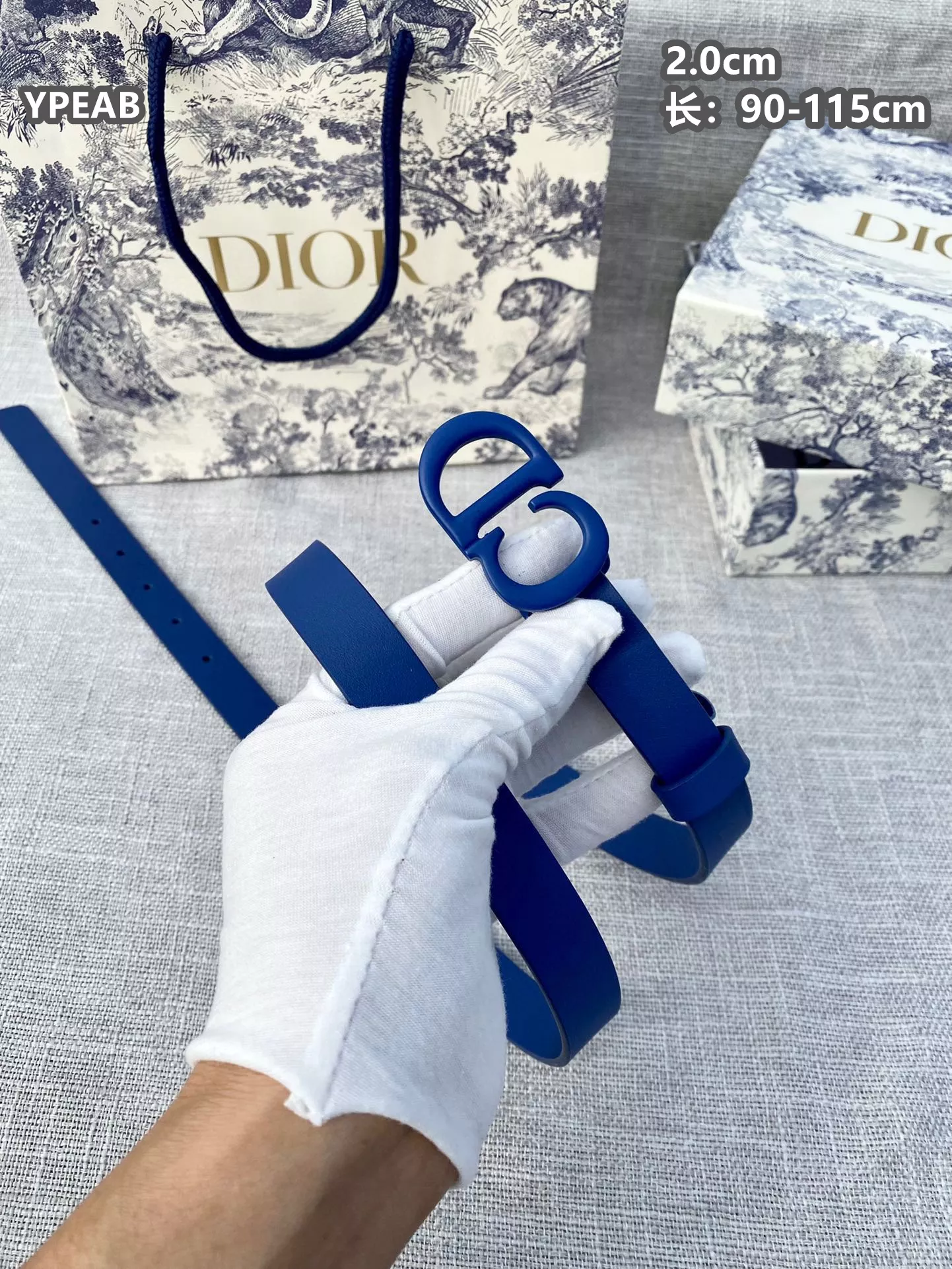 Breathable 8350 Christian Dior AAA Quality Belts For Women