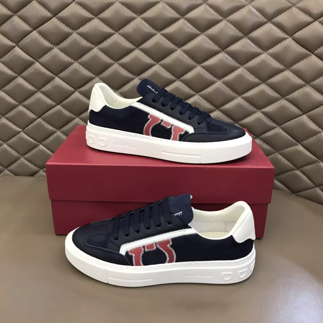 Breathable 8352 Salvatore Ferragamo Casual Shoes For Men
