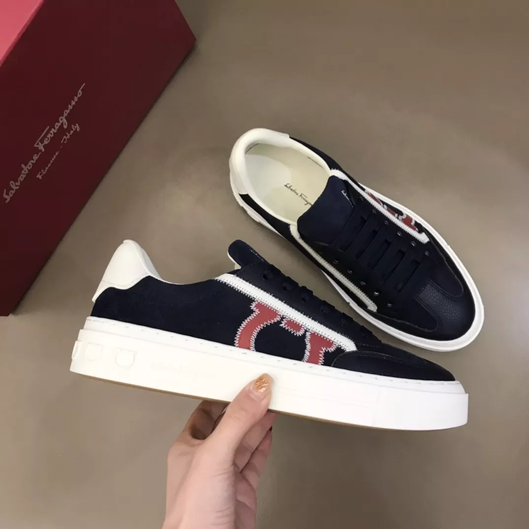 Breathable 8352 Salvatore Ferragamo Casual Shoes For Men