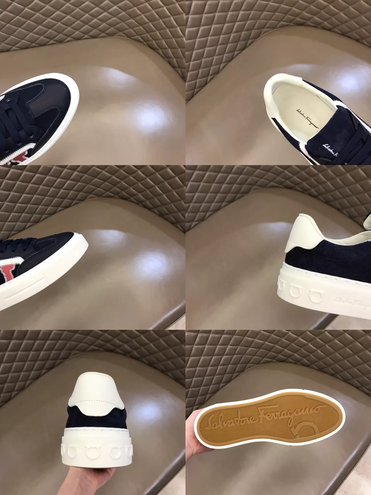Breathable 8352 Salvatore Ferragamo Casual Shoes For Men