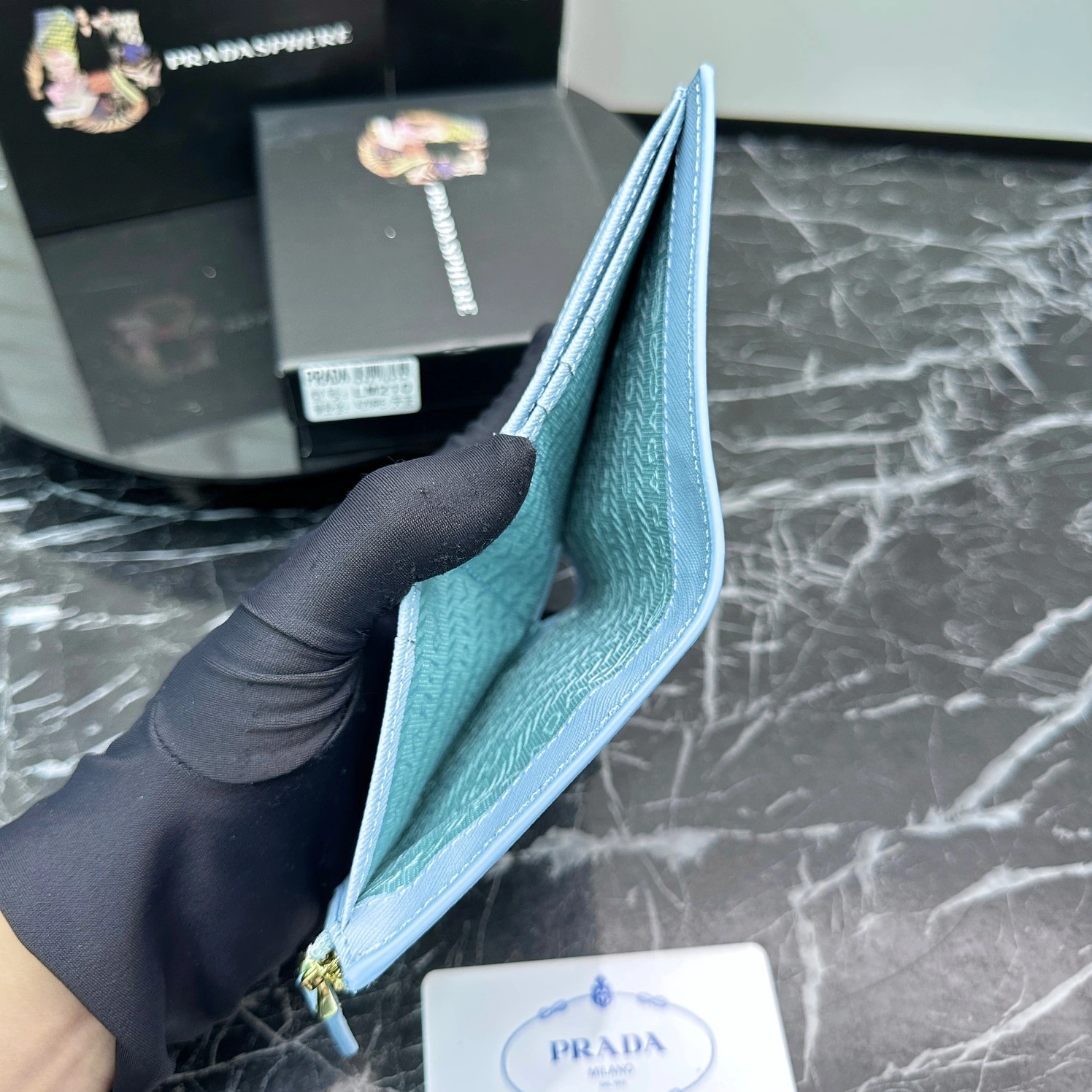 Breathable 8473 Prada Card Case For Women