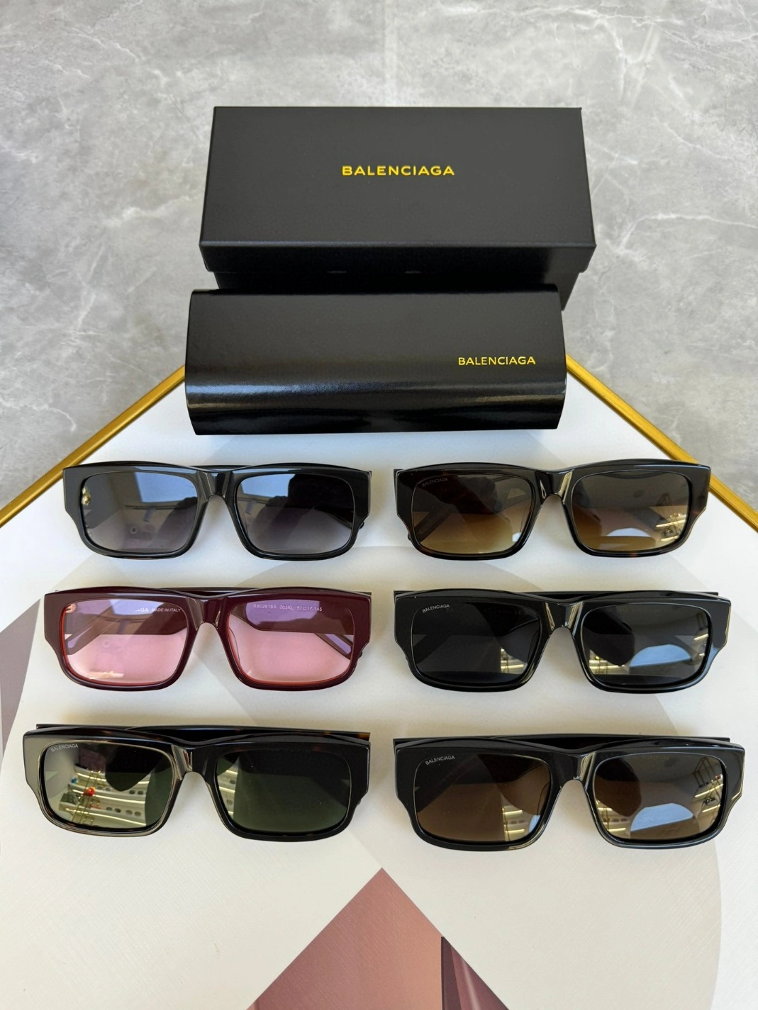 Breathable 8503 Balenciaga AAA Quality Sunglasses