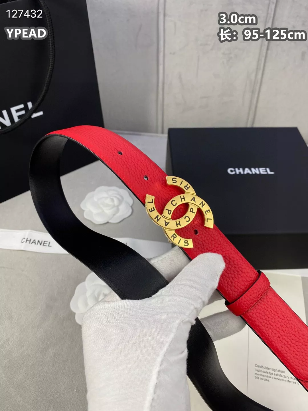 Breathable 851 Chanel AAA Quality Belts For Unisex