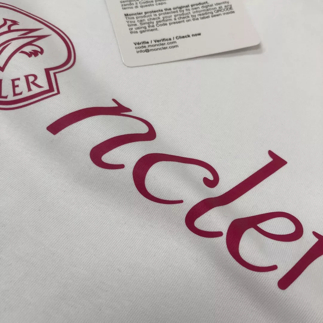 Breathable 8527 Moncler T-Shirts Short Sleeved For Unisex