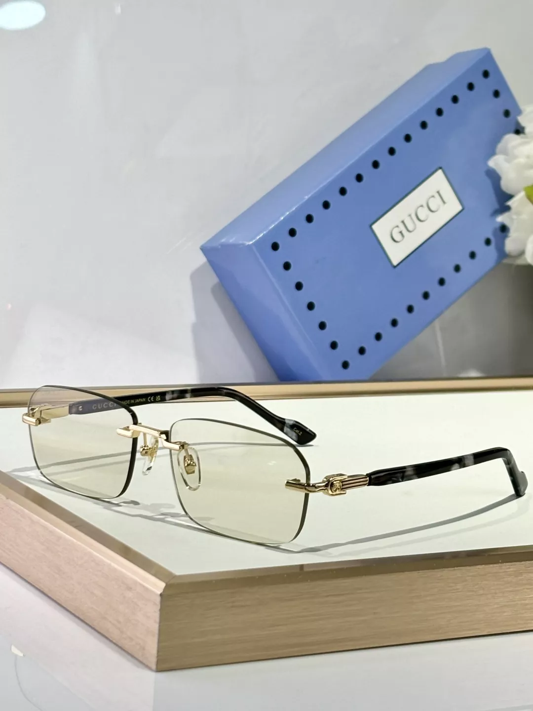 Breathable 8537 Gucci AAA Quality Sunglasses