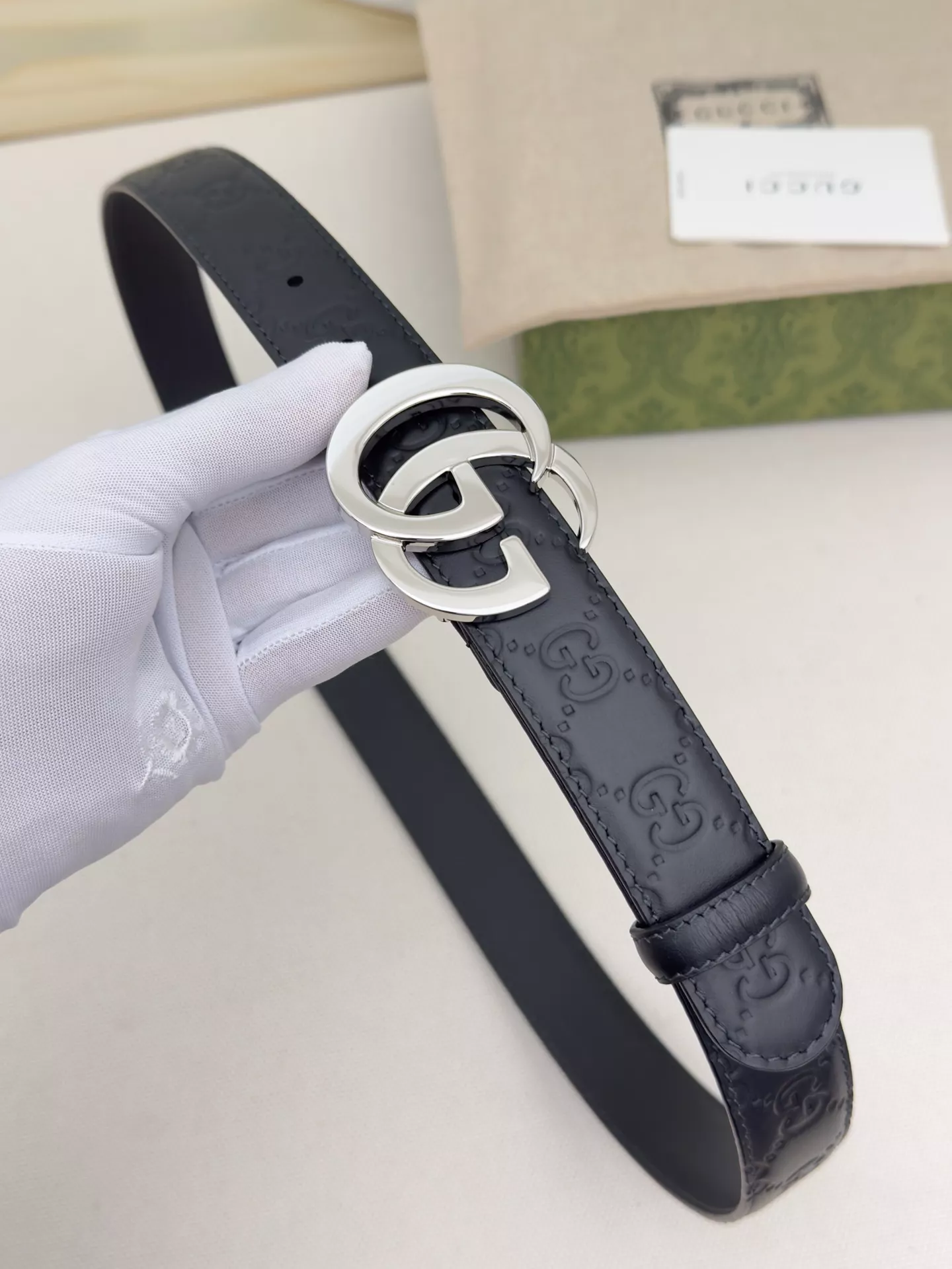 Breathable 870 Gucci AAA Quality Belts In 3.0cm For Women