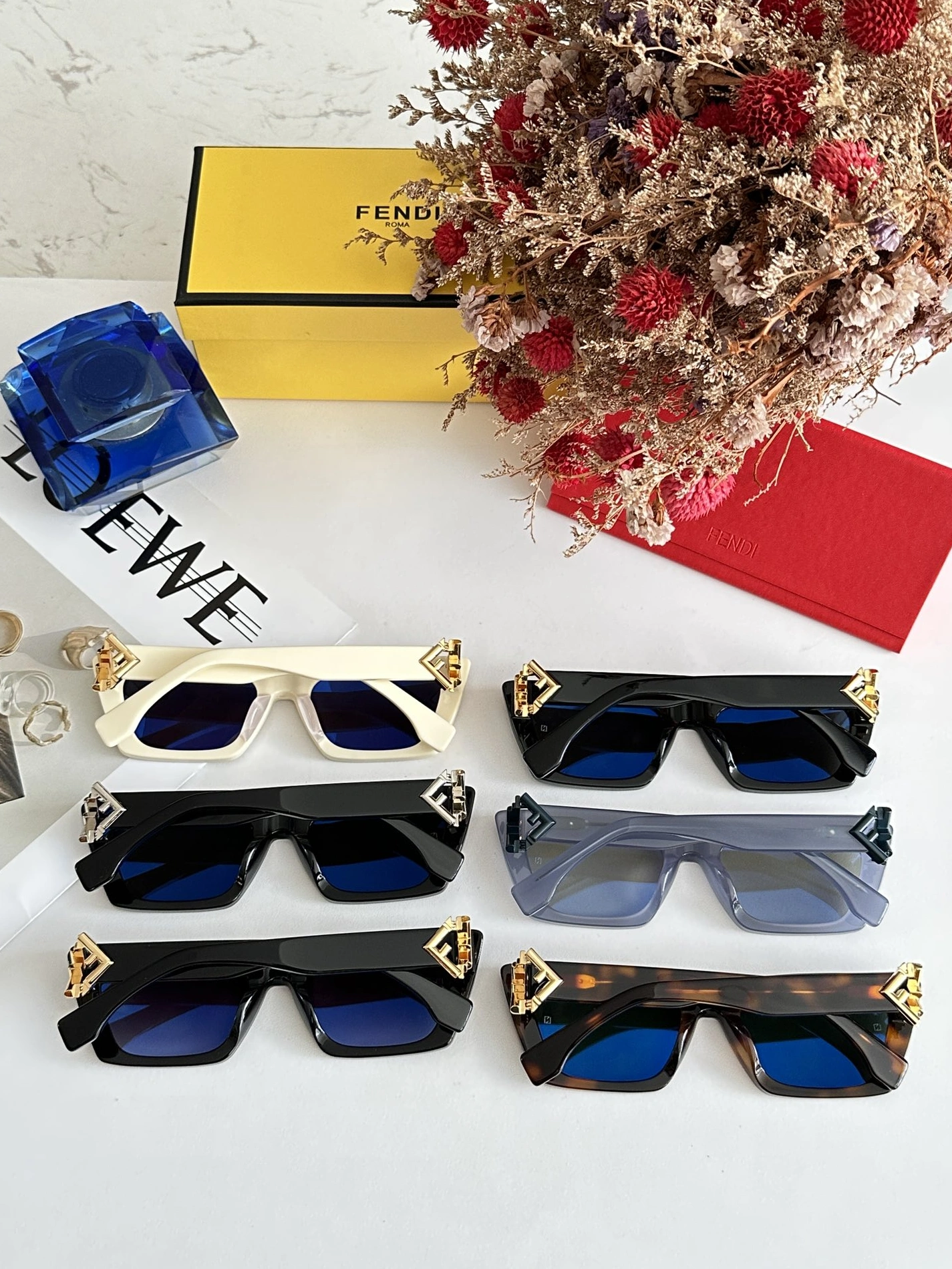 Breathable 8865 Fendi AAA Quality Sunglasses