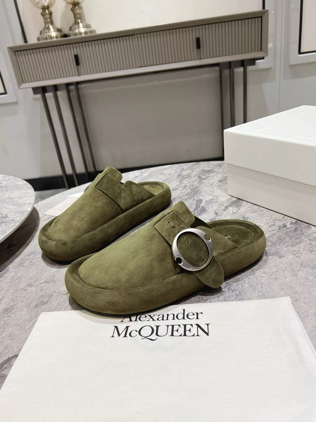 Breathable 8910 Alexander McQueen Slippers For Men