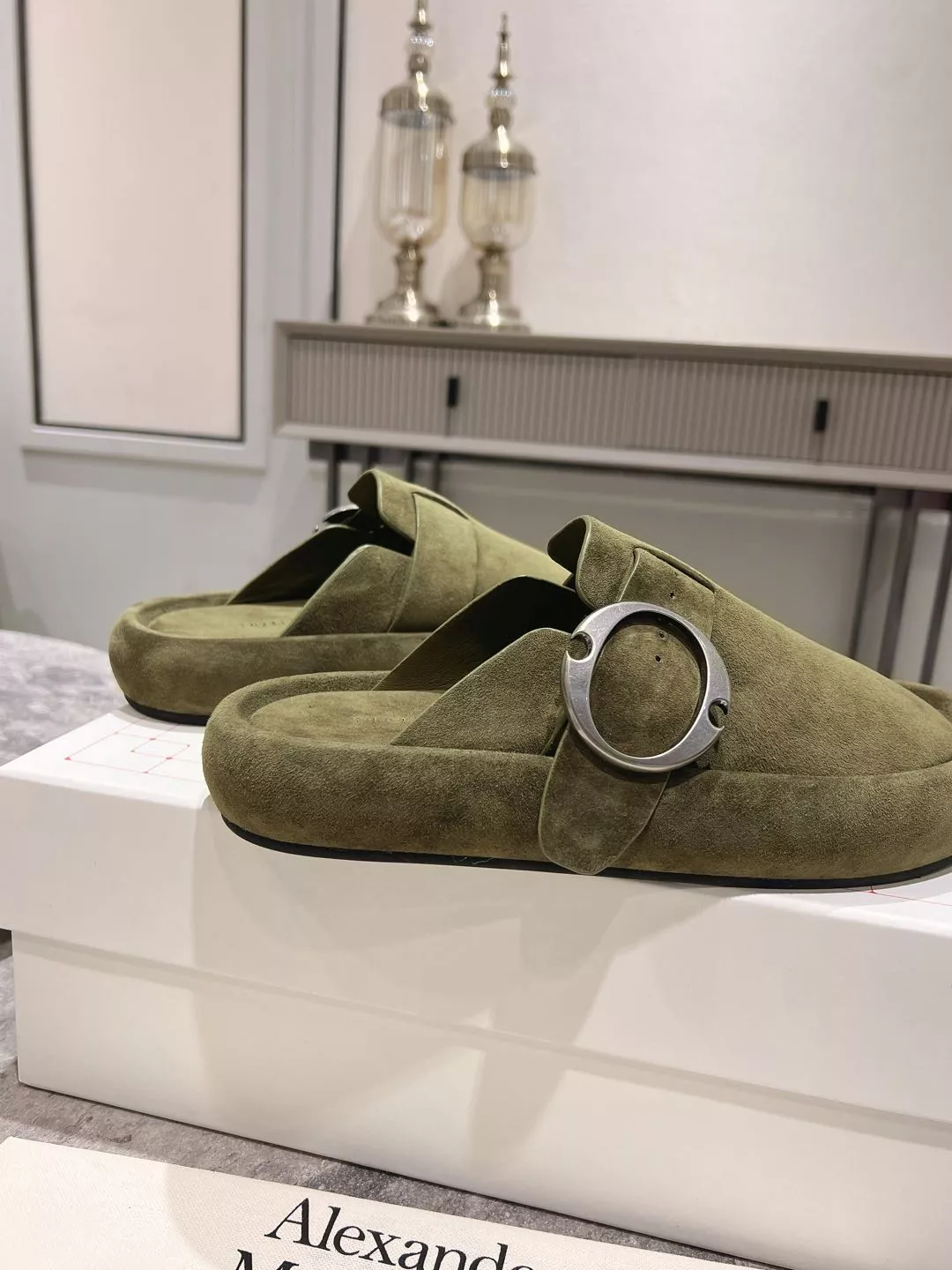 Breathable 8910 Alexander McQueen Slippers For Men
