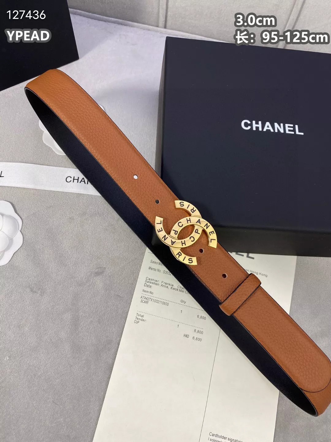 Breathable 8910 Chanel AAA Quality Belts For Unisex