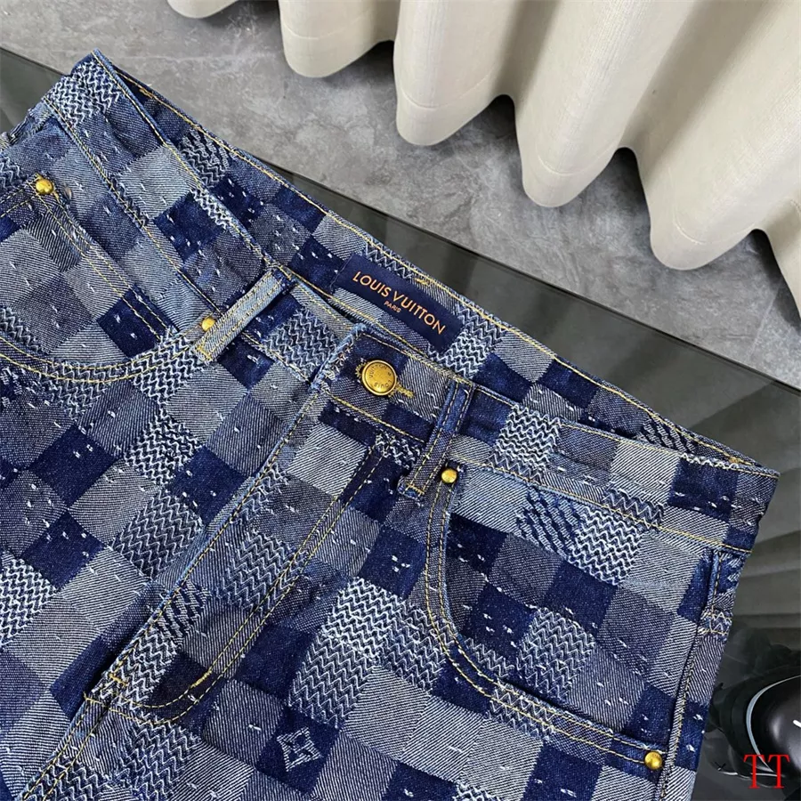 Breathable 9120 Louis Vuitton LV Jeans For Men