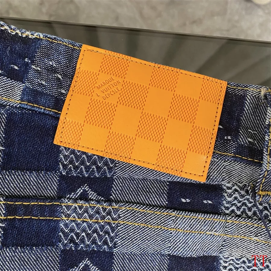 Breathable 9120 Louis Vuitton LV Jeans For Men