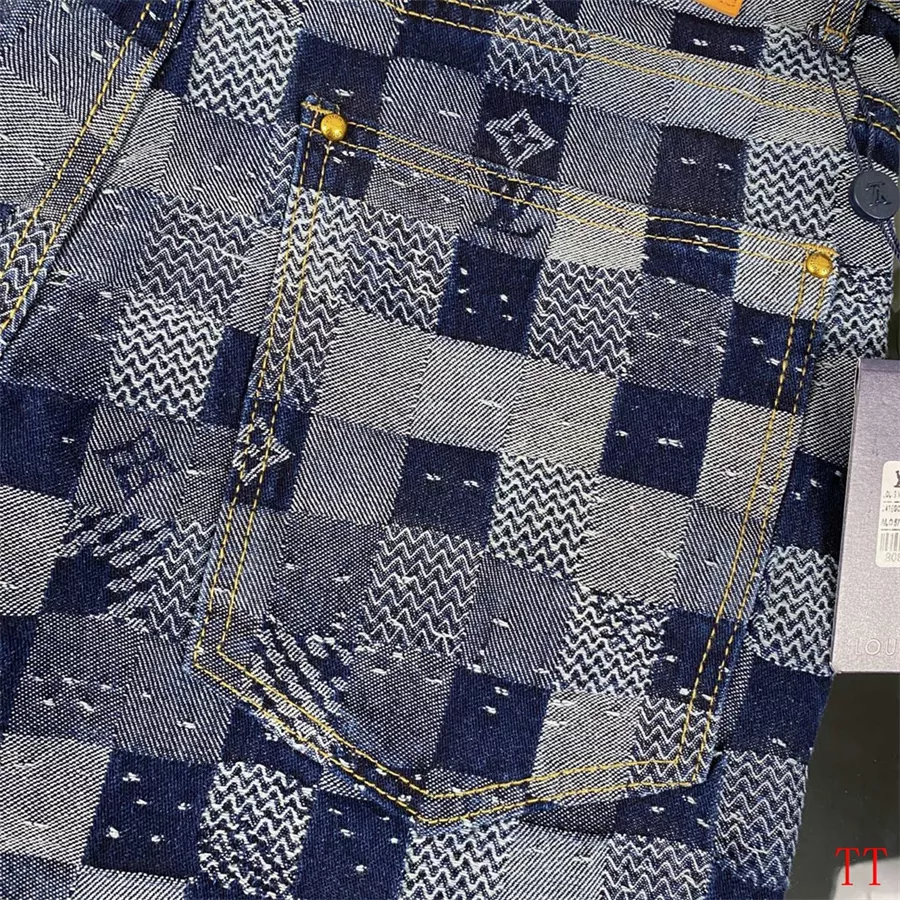 Breathable 9120 Louis Vuitton LV Jeans For Men