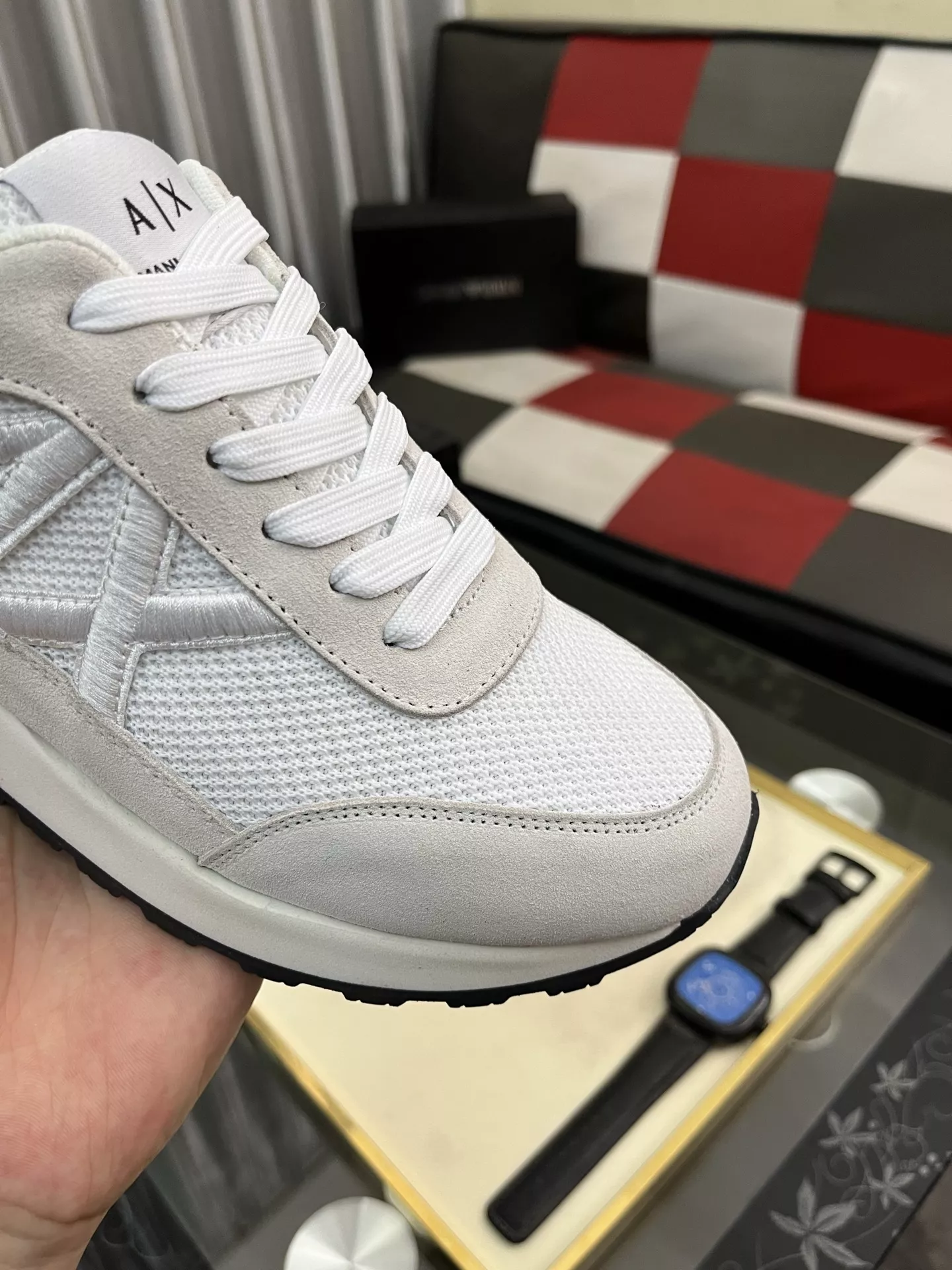 Breathable 9305 Armani Casual Shoes For Men