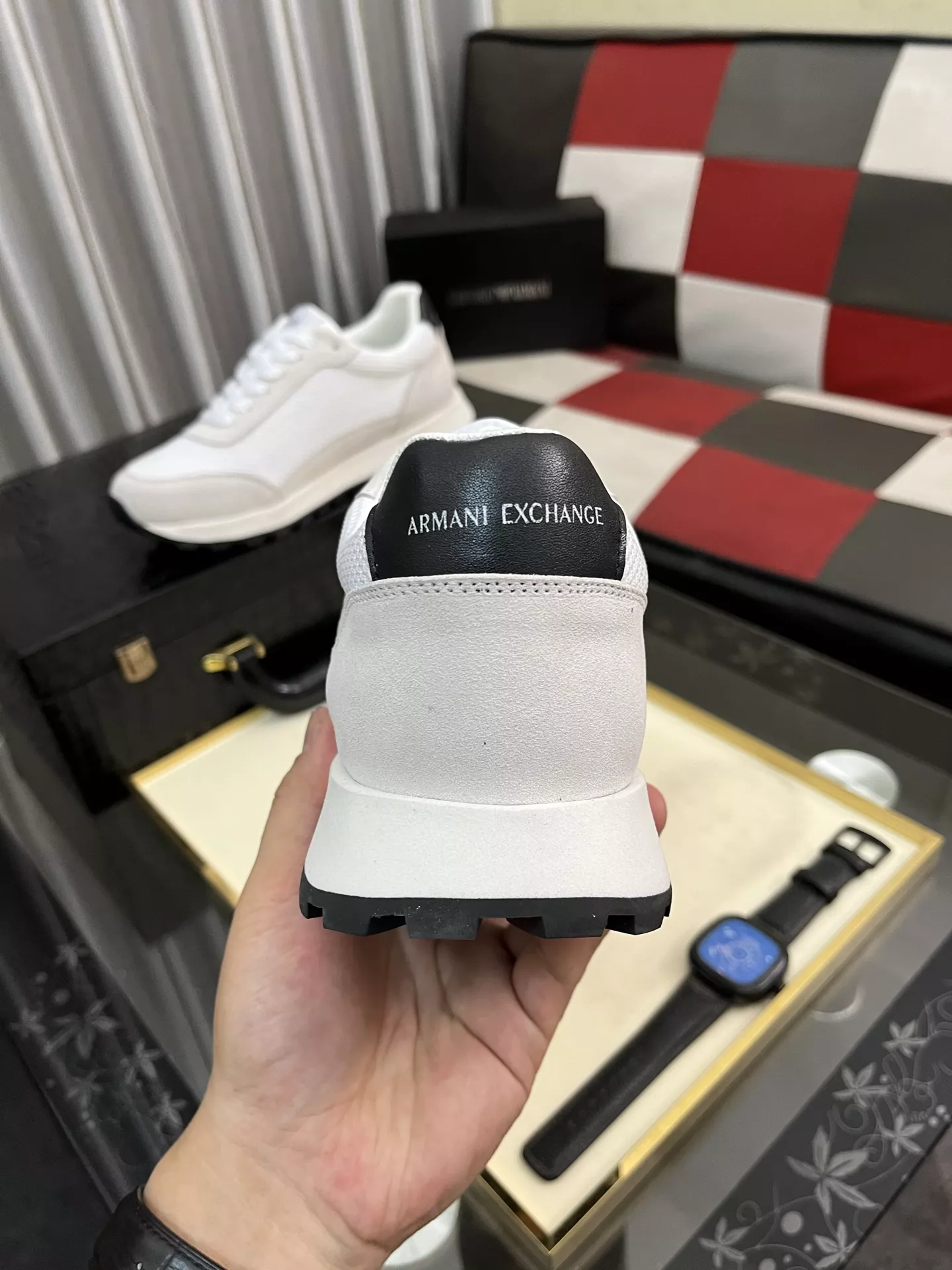 Breathable 9305 Armani Casual Shoes For Men