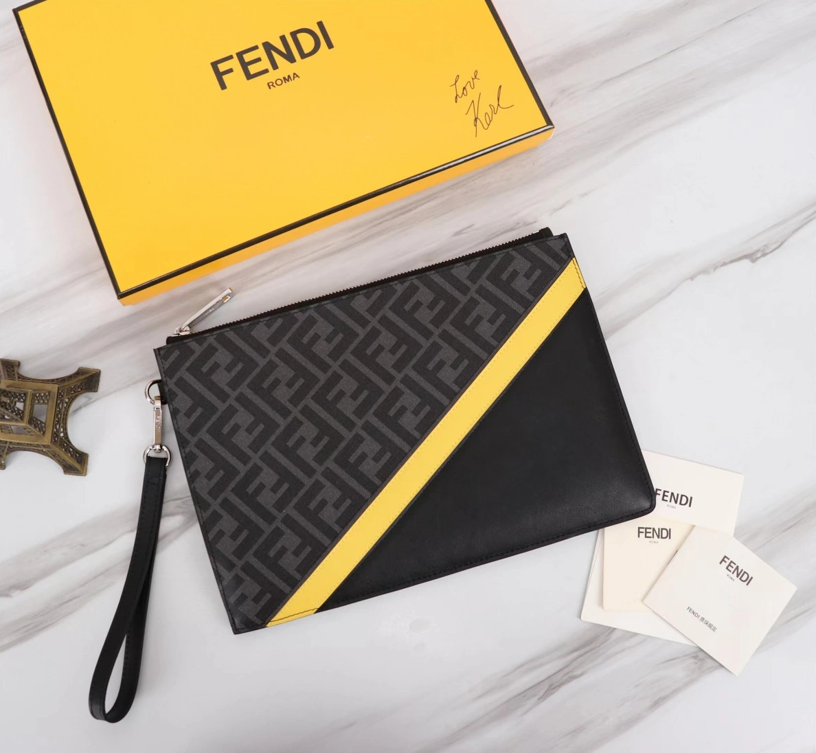 Breathable 9448 Fendi AAA Man Wallets