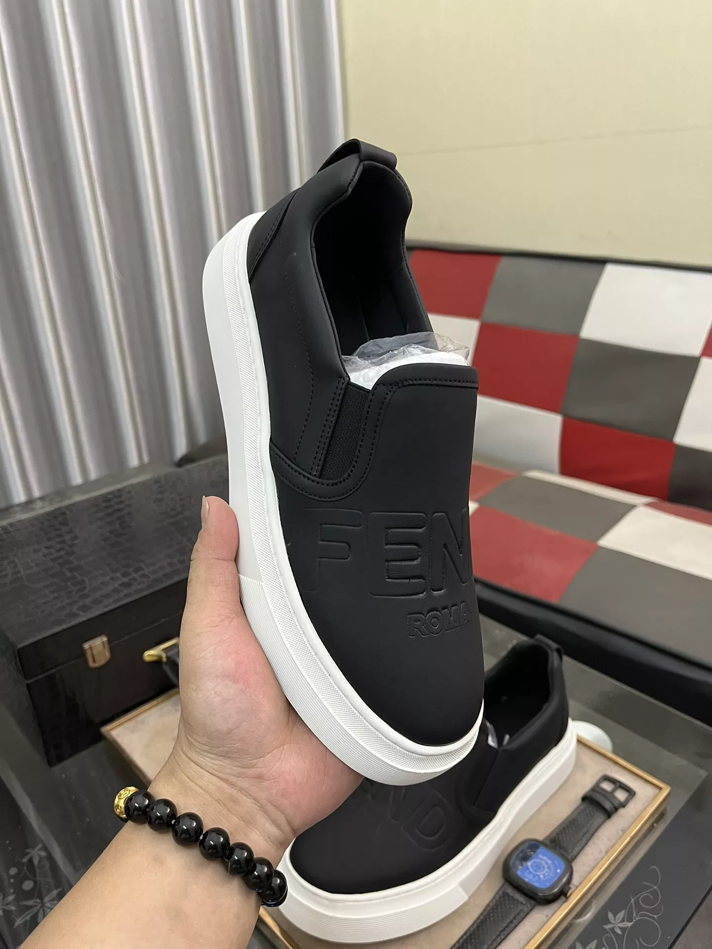 Breathable 9463 Fendi Casual Shoes For Men