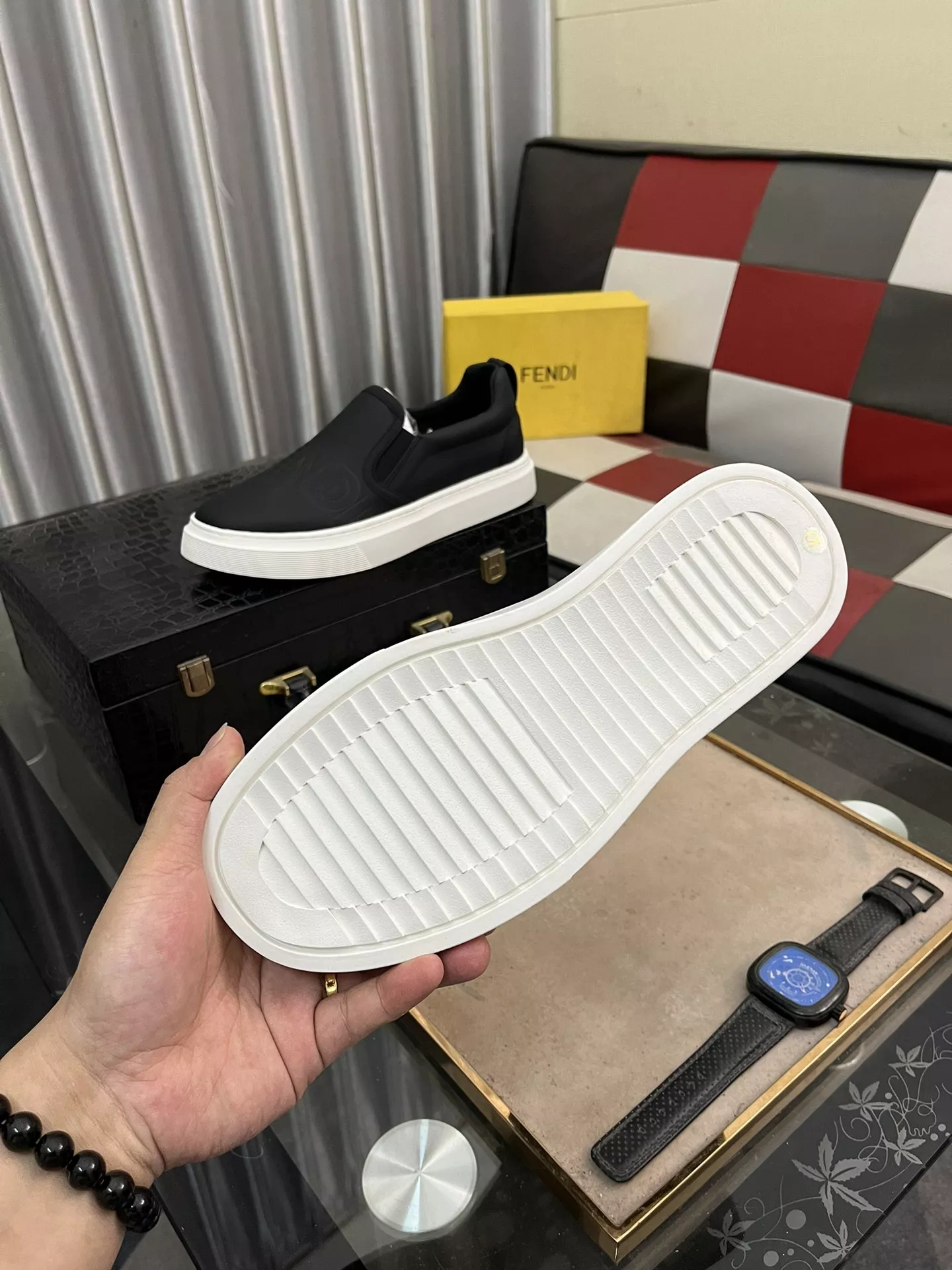Breathable 9463 Fendi Casual Shoes For Men