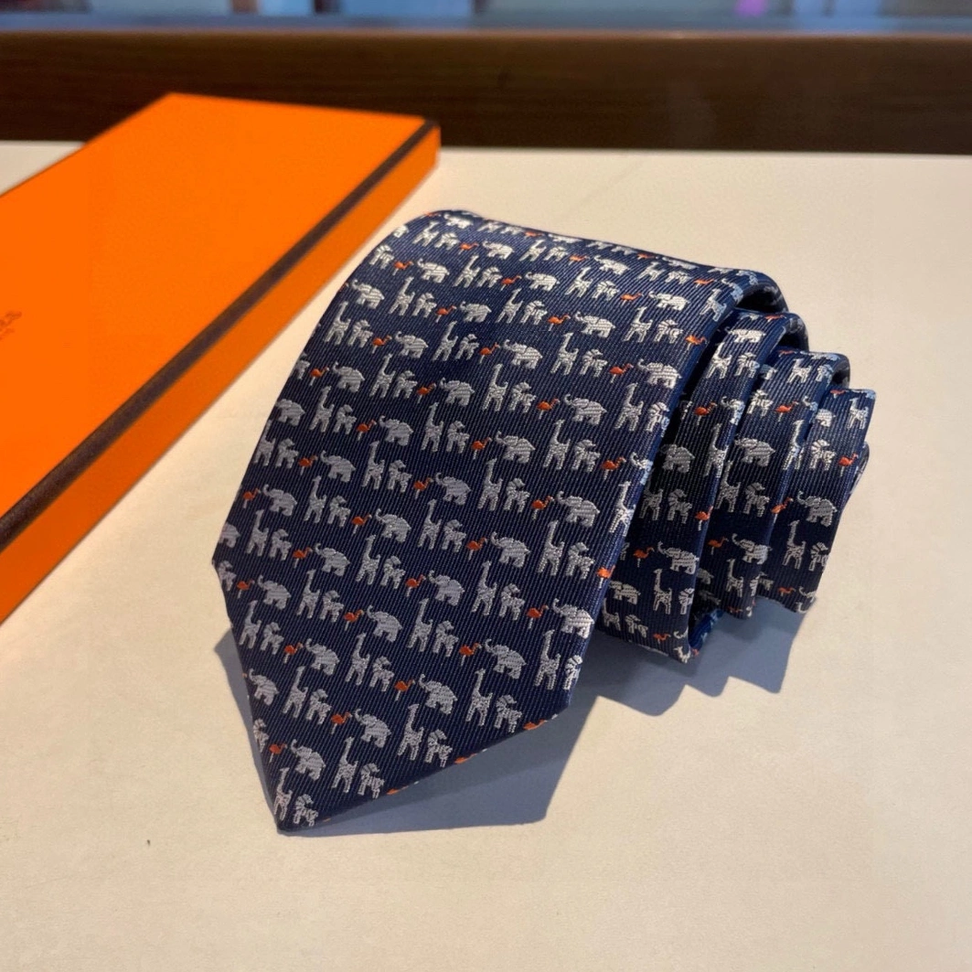 Breathable 9554 Hermes Necktie For Men