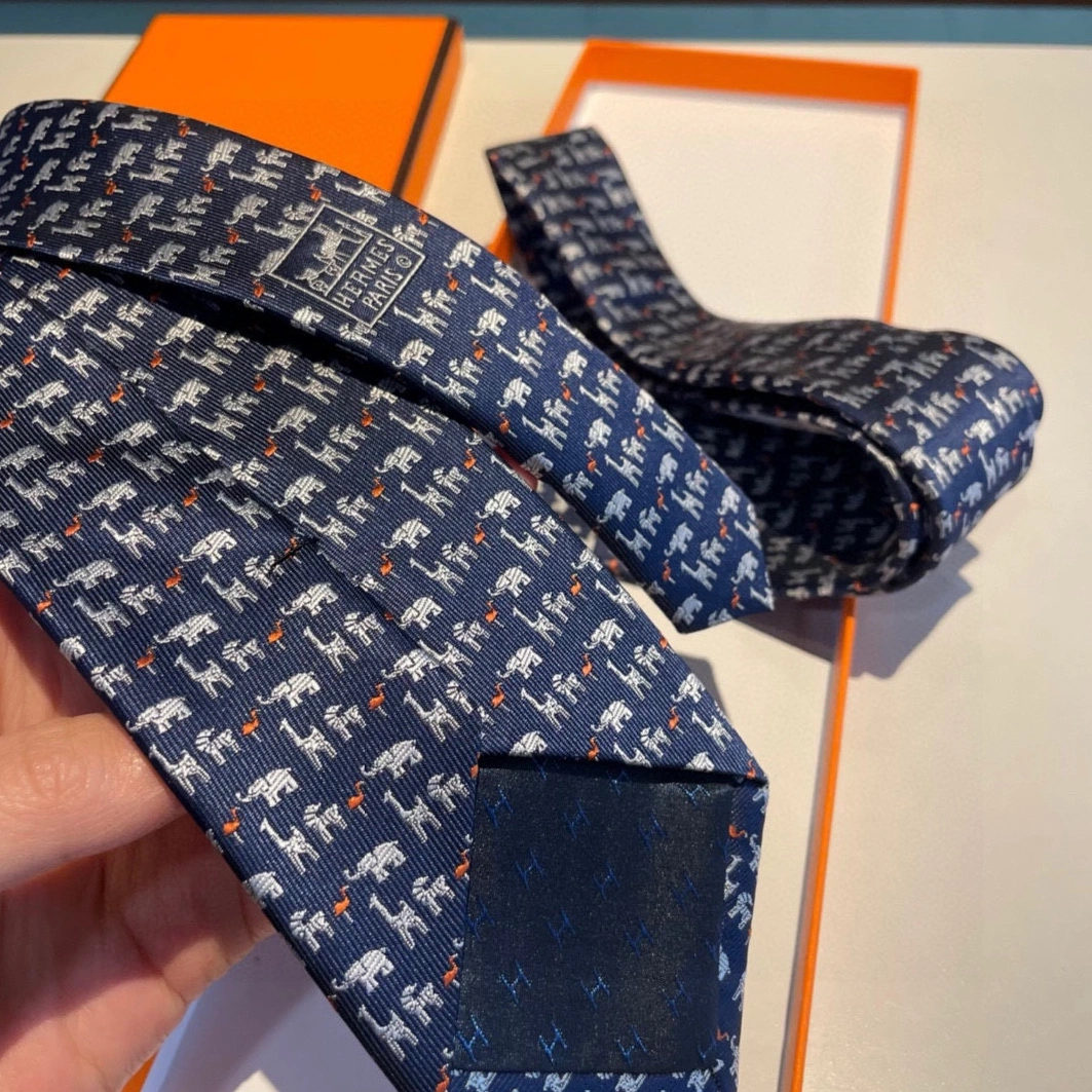 Breathable 9554 Hermes Necktie For Men