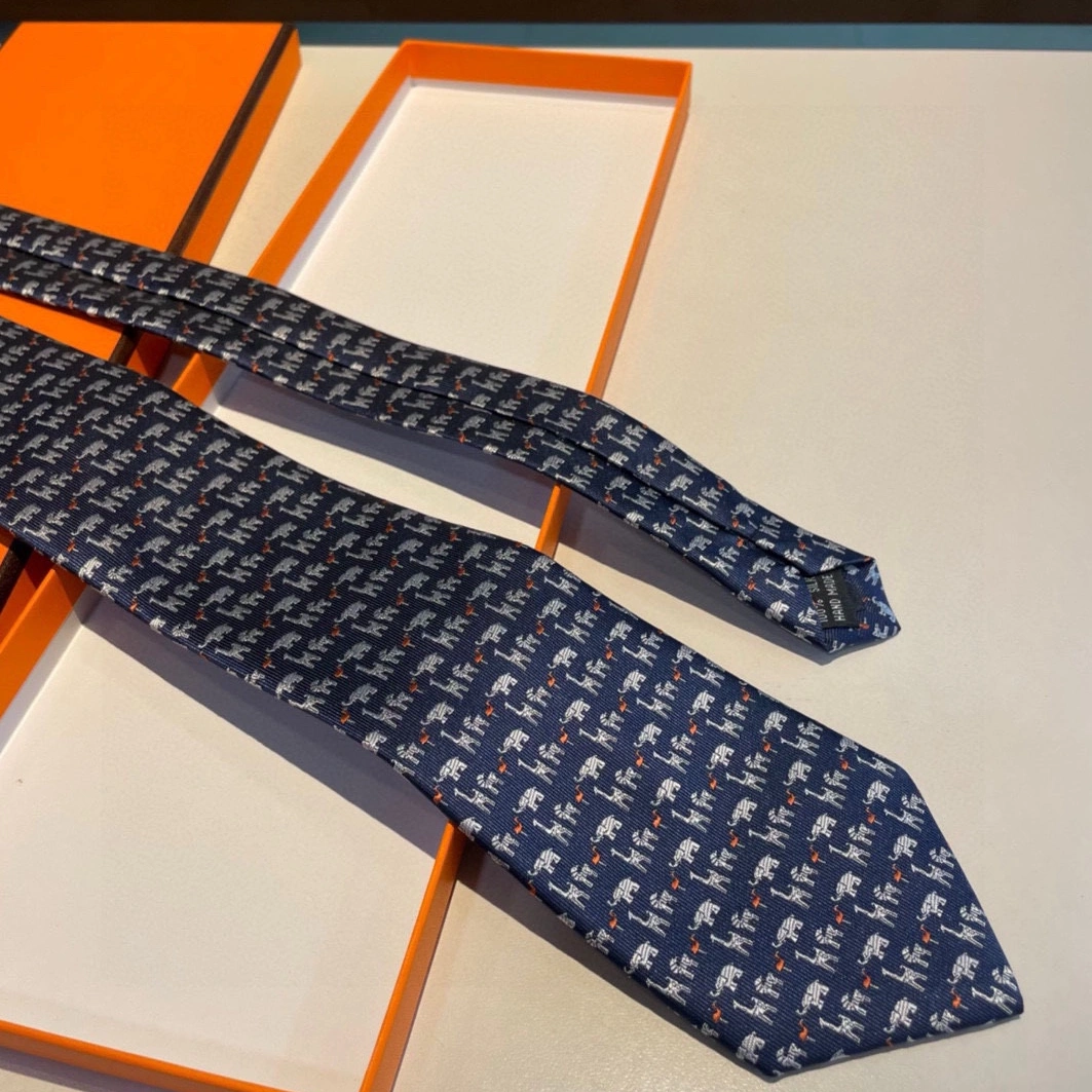 Breathable 9554 Hermes Necktie For Men