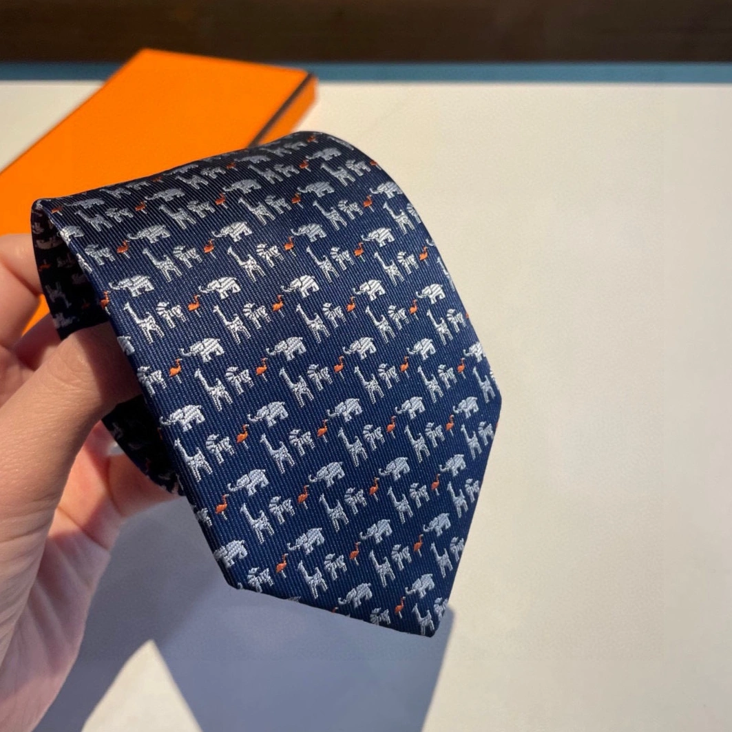 Breathable 9554 Hermes Necktie For Men