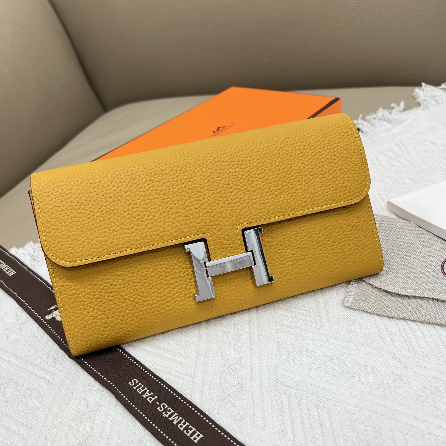 Breathable 9635 Hermes AAA Quality Wallets
