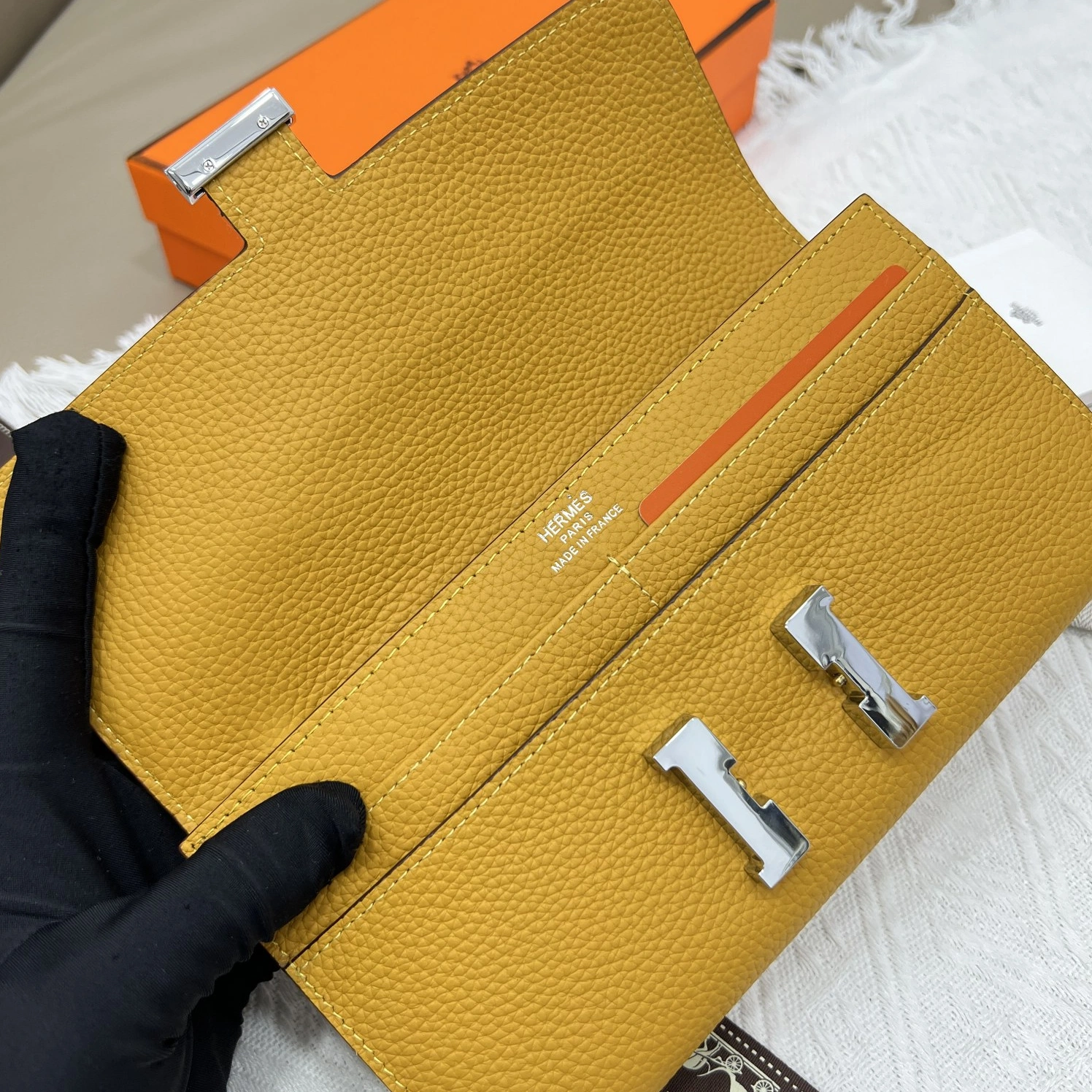 Breathable 9635 Hermes AAA Quality Wallets