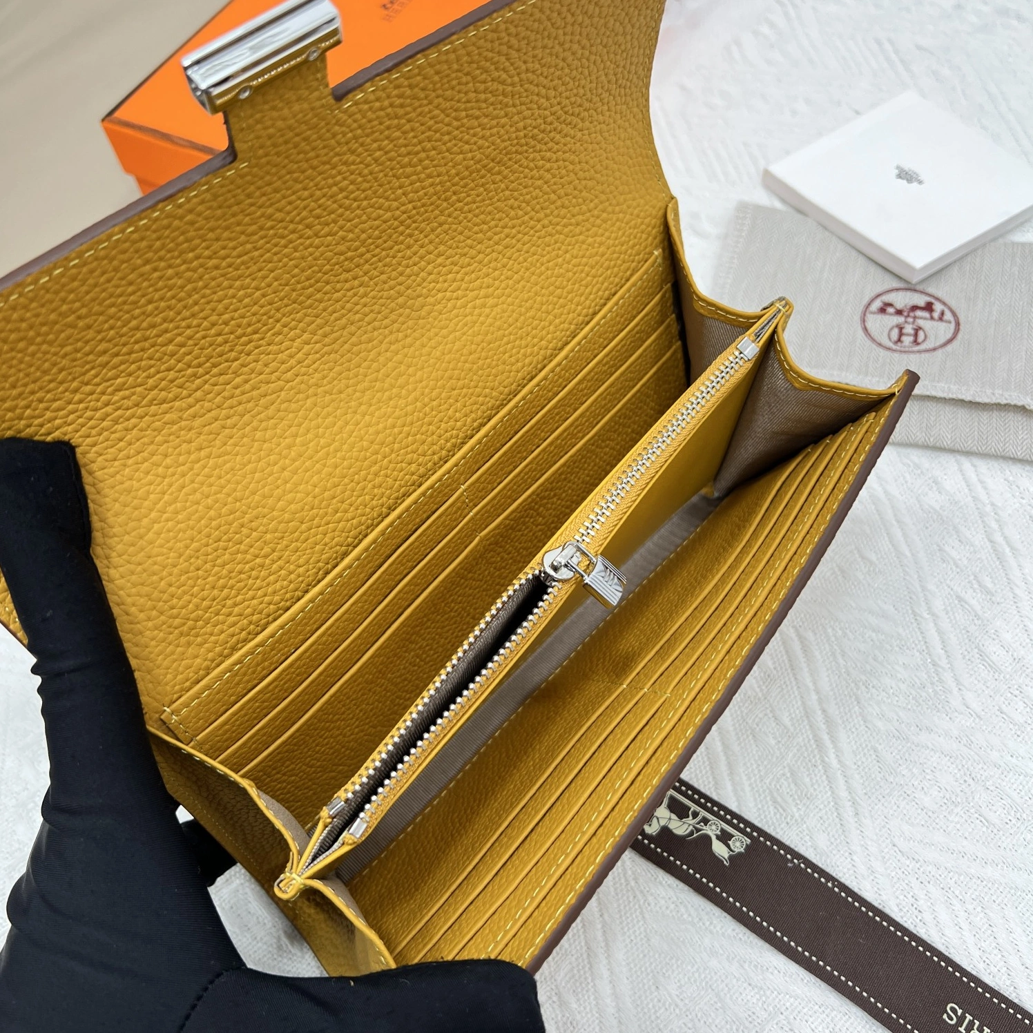Breathable 9635 Hermes AAA Quality Wallets