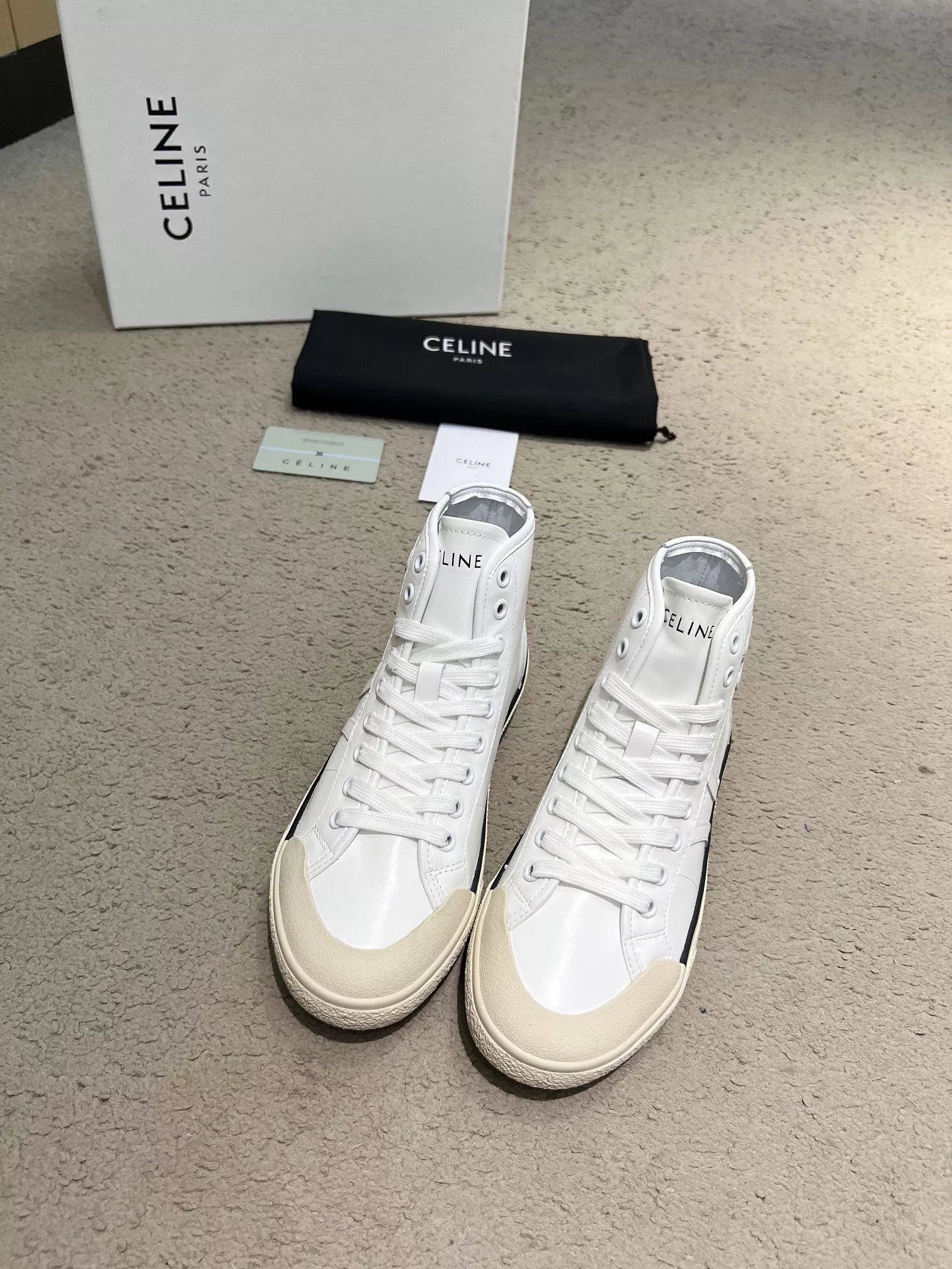 Breathable 9637 Celine High Top Shoes For Men