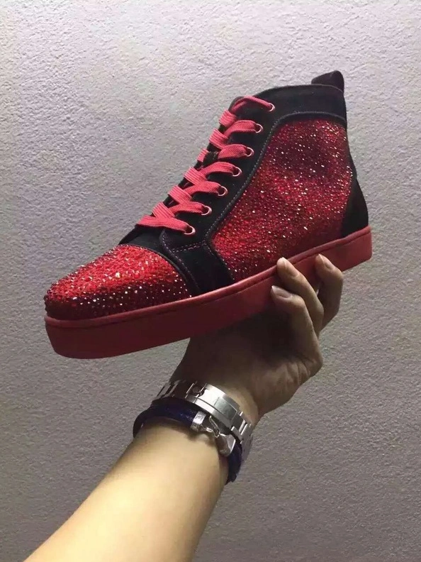 Breathable 9640 Christian Louboutin CL High Tops Shoes For Men