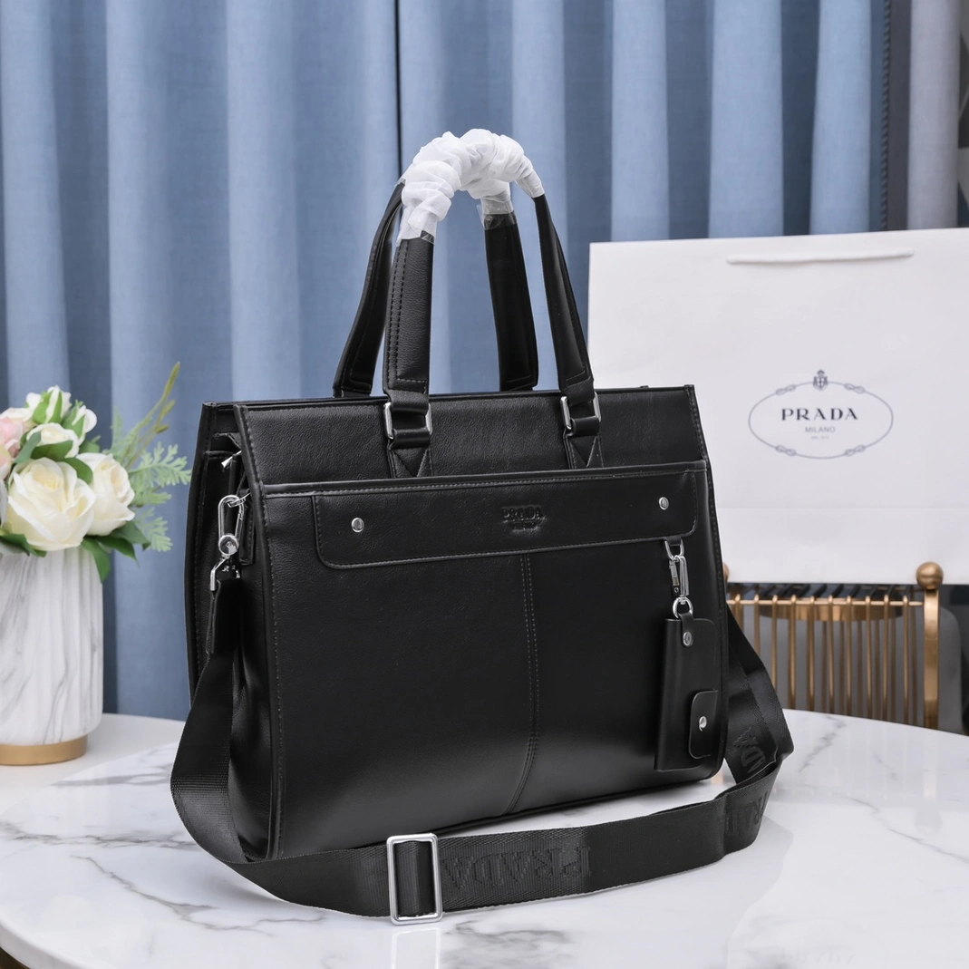 Breathable 9712 Prada AAA Man Handbags