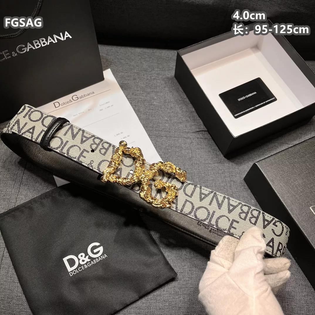 Breathable 9726 Dolce & Gabbana D&G AAA Quality Belts For Unisex