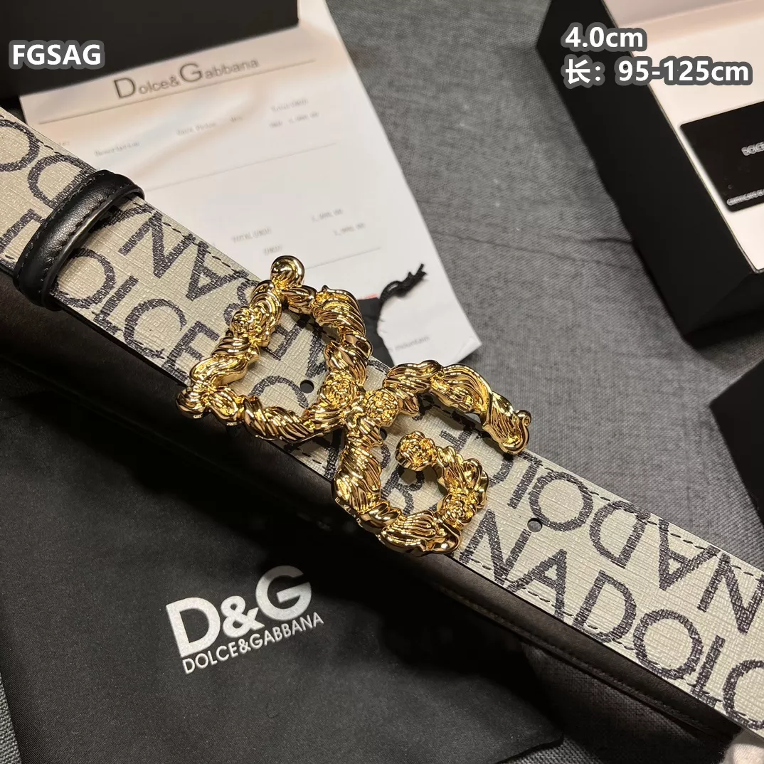 Breathable 9726 Dolce & Gabbana D&G AAA Quality Belts For Unisex