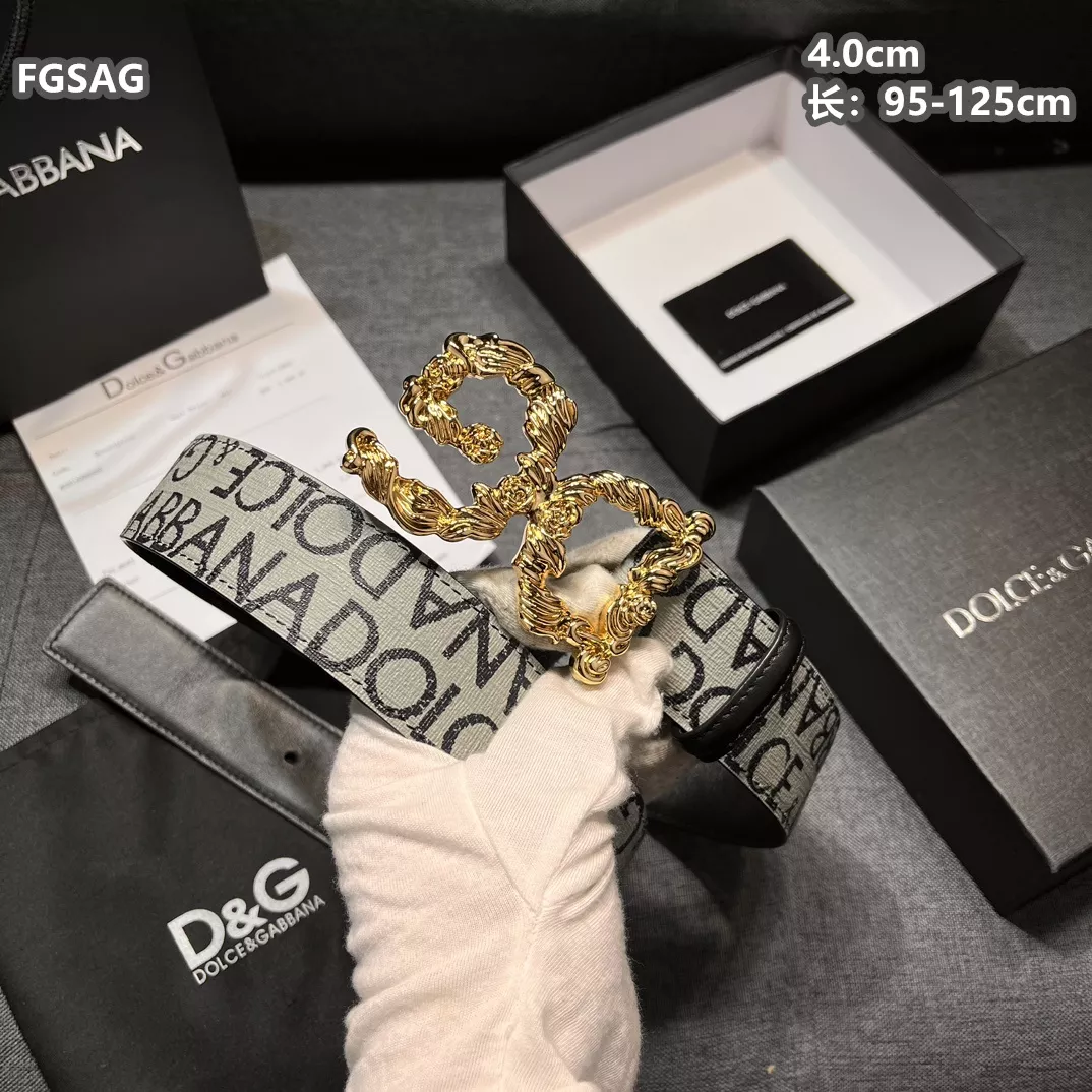 Breathable 9726 Dolce & Gabbana D&G AAA Quality Belts For Unisex