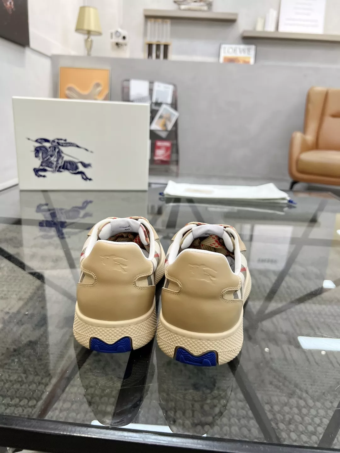 Breathable 9729 Burberry Casual Shoes For Men
