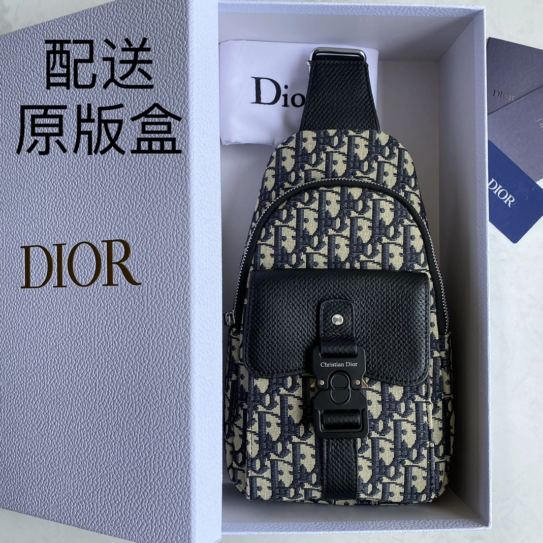 Breathable 9776 Christian Dior AAA Man Messenger Bags