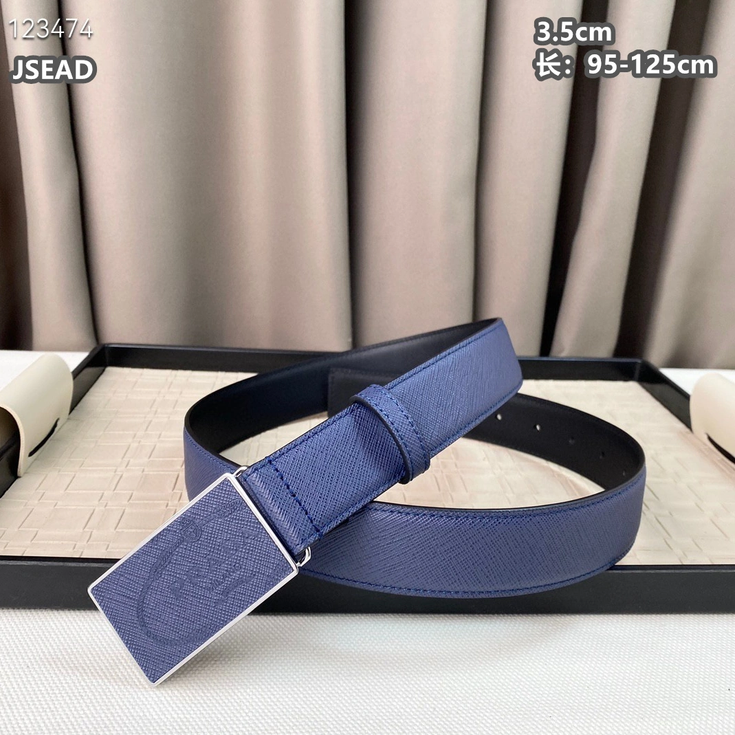 Breathable 9967 Prada AAA Quality Belts For Men