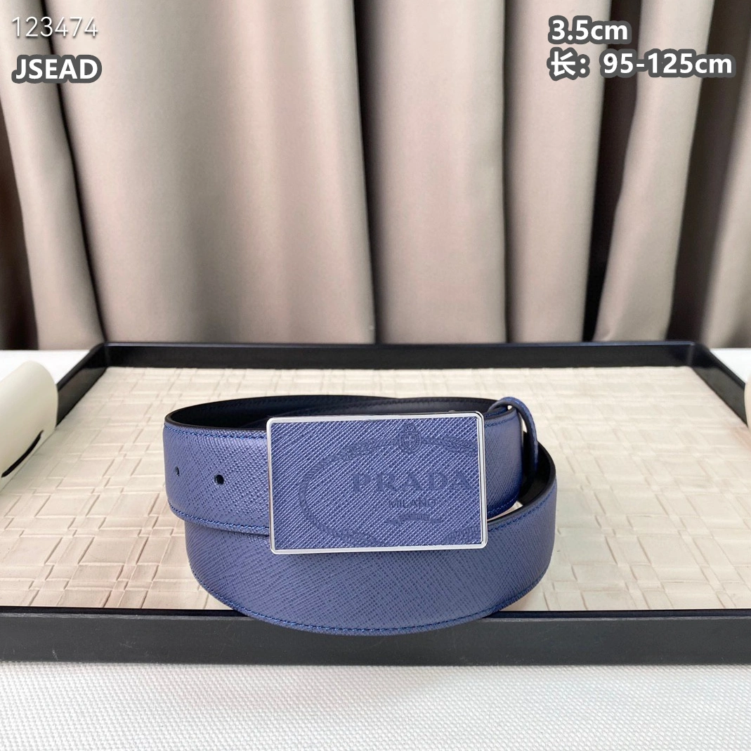 Breathable 9967 Prada AAA Quality Belts For Men